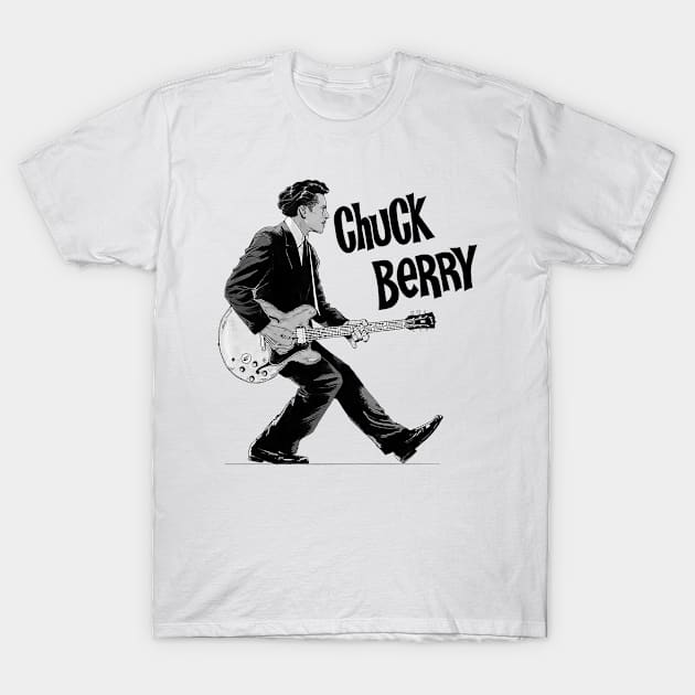 Chuck Berry T-Shirt by CosmicAngerDesign